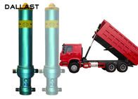 3 4 5 Stage Long Stroke Hydraulic Cylinder Lifting 13 - 90 Ton Dump Truck Tipper
