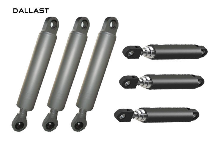 Single Action Chroming Multi Stage Hydraulic Cylinder , Sleeve Hydraulic Oil Cylinder